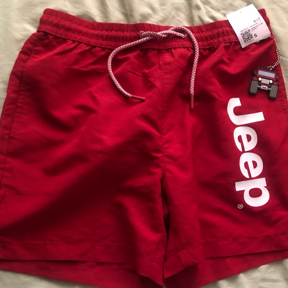 Jeep Men's Red Shorts